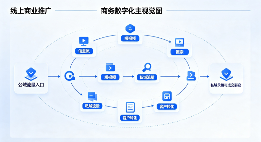 泰安线上商业推广怎么做？全域流量闭环搭建与低成本转化实战指南